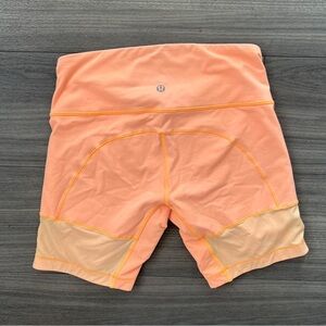Lululemon Peach Bike Shorts